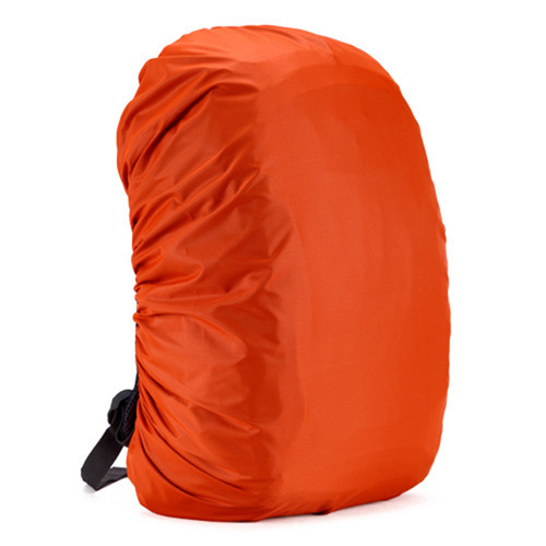 Color: Orange - Backpack Rain Cover School Bag Cover Mountaineering Bag Waterproof Cover