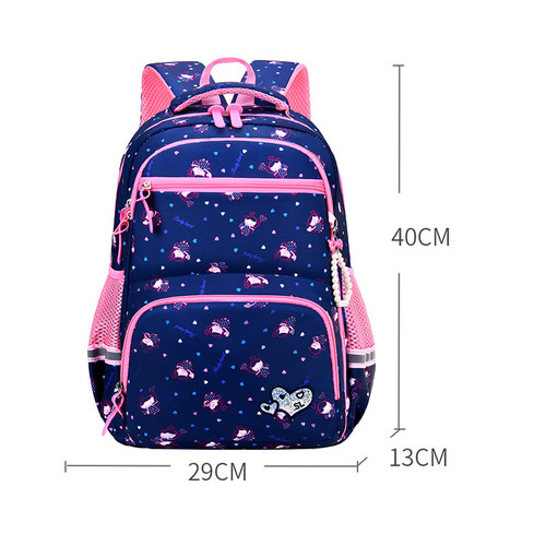 Color: Blue, Size: S - Fashion Cartoon Cute Princess Style Children Backpack