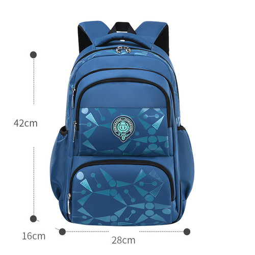 Color: Sky blue, Size: Small - New Schoolbags For Primary School Students, Korean Leisure Children'