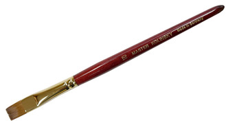 Master Kolinsky Gel/Acrylic Nail Brush - Flat # 10