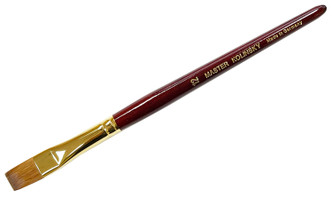 Master Kolinsky Gel/Acrylic Nail Brush - Flat # 12