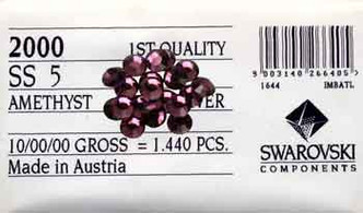 Swarovski Rhinestone - Amethyst - 1440ct