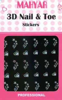 3D Nail & Toe Stickers - CDN07