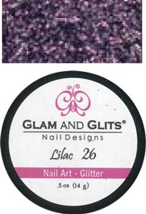 Glam & Glits Nail Art Glitter: Lilac - 1/2oz