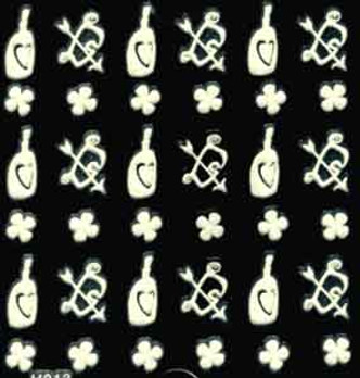 3-D Nail Sticker - Series 108-12