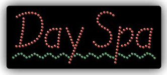 Electric LED Sign - Day Spa 2225