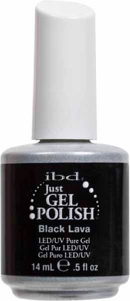ibd Just gel Polish Black Lava - .5oz