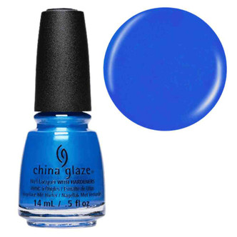 China Glaze Nail Polish Lacquer Crushin' On Blue-.5oz