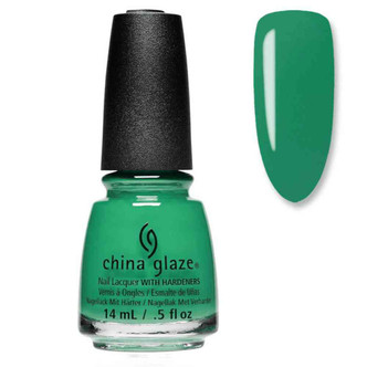 China Glaze Nail Polish Lacquer Emerald Bae! - .5oz