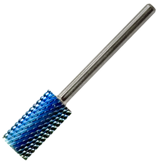 Blue Nano Coated Carbide Nail Drill Bit - 3/32" C-COARSE