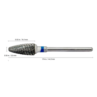 LARGE Cone-Shaped Carbide Bit -Medium Grit - 3/32"