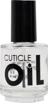 Empty CUTICLE OIL  Bottle 1/2 oz. - 15mm neck