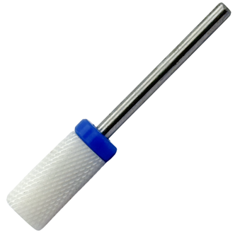 White Ceramic Large Barrel Nail Bit - 3/32" Shank - Medium (Unchamfered Edge)