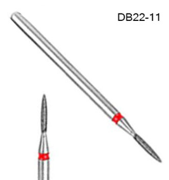 NDi beauty Diamond Carbide Bit Under Nail Cleaner - 3/32" - DB22