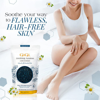 GiGi Soothing Azulene Hard Wax Beads - 396 g / 14 oz