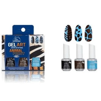 ibd Just Gel Polish Animal Print Gel Art 3-Pack