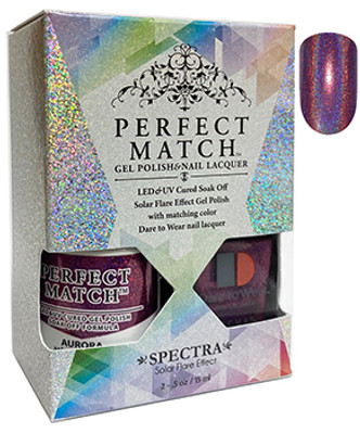 LeChat Perfect Match Spectra Gel Polish + Nail Lacquer Aurora - 5oz