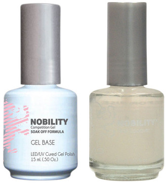 LeChat Nobility Gel Polish & Nail Lacquer Duo Set Gel Base - .5 oz / 15 ml
