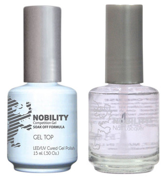 LeChat Nobility Gel Polish & Nail Lacquer Duo Set Gel Top - .5 oz / 15 ml