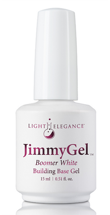 Light Elegance Boomer White JimmyGel Soak-Off Building Base - 15 mL
