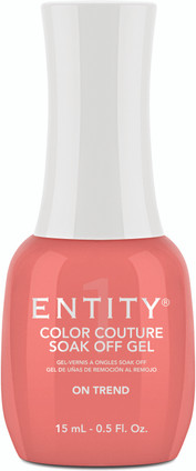 Entity Color Couture Soak Off Gel ON TREND - 15 mL / .5 fl oz