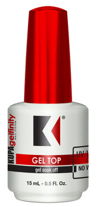 Kupa GelFinity Gel Topcoat Gloss Finish 0.5oz / 15 mL.