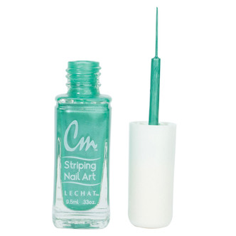 LeChat Cm Striping Nail Art - Ashy Green