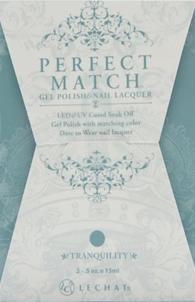 LeChat Perfect Match Gel Polish & Nail Lacquer Tranquility - .5oz