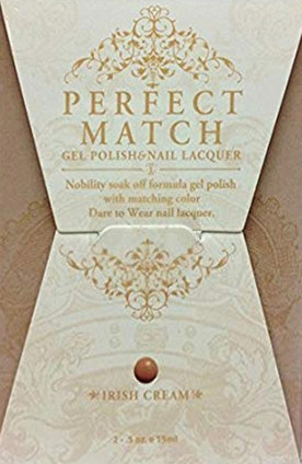 LeChat Perfect Match Gel Polish & Nail Lacquer Irish Cream - .5oz