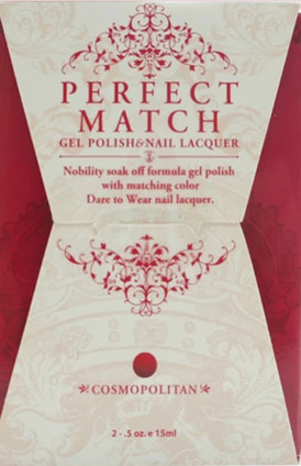 LeChat Perfect Match Gel Polish & Nail Lacquer Cosmopolitan - .5oz