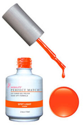 LeChat Perfect Match Gel Polish & Nail Lacquer Neon Spot Light - .5oz