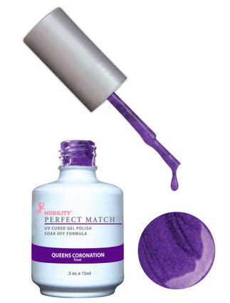 LeChat Perfect Match Gel Polish & Lacquer Queen Coronation - .5 oz