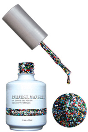 LeChat Perfect Match Gel Polish & Nail Lacquer Electric Masquerade - .5oz