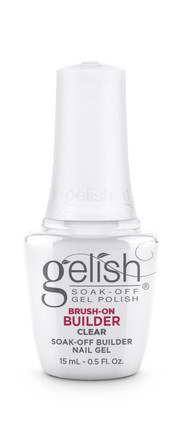 Gelish HEMA-Free Brush-On Builder Clear Gel - 15 mL / .5 fl oz