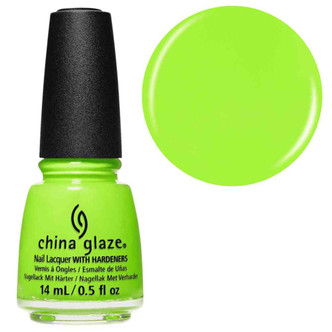 China Glaze Nail Polish Lacquer Frozen In Lime - .5oz