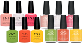 CND Shellac & Vinylux DUO Gleam & Glow Summer 2024 Collection