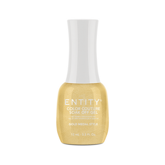 Entity Color Couture Soak Off Gel Gold Medal Style - 15 mL / .5 fl oz