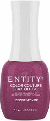 Entity Color Couture Soak Off Gel I DECIDE MY VIBE - 15 mL / .5 fl oz
