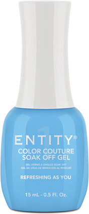 Entity Color Couture Soak Off Gel REFRESHING AS YOU - 15 mL / .5 fl oz