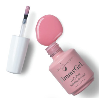 Light Elegance Lady Pink JimmyGel Soak-Off Building Base - 15 mL