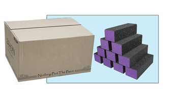 Slim Buffer - Black/Purple (60/100 Grit)- 3 Way - 500pcs