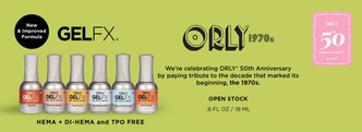 ORLY Gel FX SPRING 2025 1970's Collection - 6 PIX