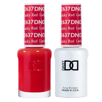 DND - Gel & Lacquer - Lucky Red - #637