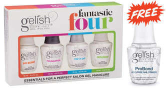 Gelish Fantastic Four Kit with One Prep or Finish FREE!