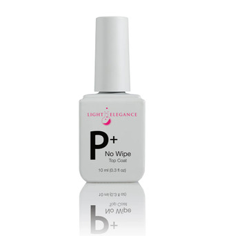 Light Elegance P+ No Wipe Soak-Off Top Coat - 10 ml