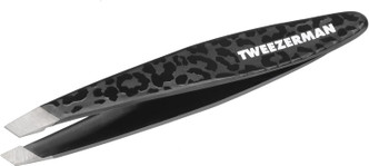 Tweezerman Black Leopard Mini Slant Tweezer