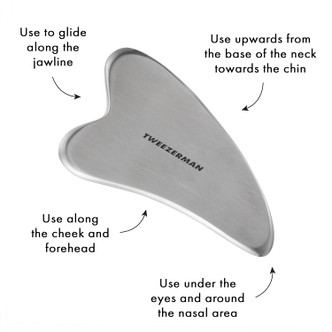Tweezerman Stainless Steel Gua Sha