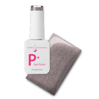 Light Elegance P+ Glitter Gel Polish Smokin' Gun - 10 ml