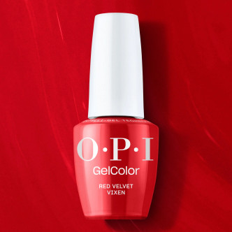 OPI GelColor Intelli-Gel Red Velvet Vixen HPS05 - 0.5 oz (15 mL)