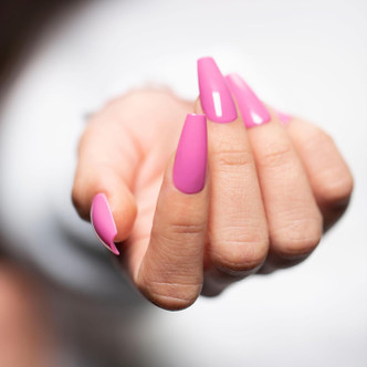 Gelish Soft Gel Tips Medium Coffin Natural - 160 CT